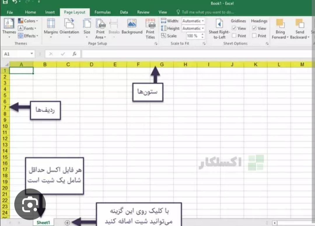 آموزش اکسل مقدماتی و پیشرفته|خدمات آموزشی|تهران, آجودانیه|دیوار