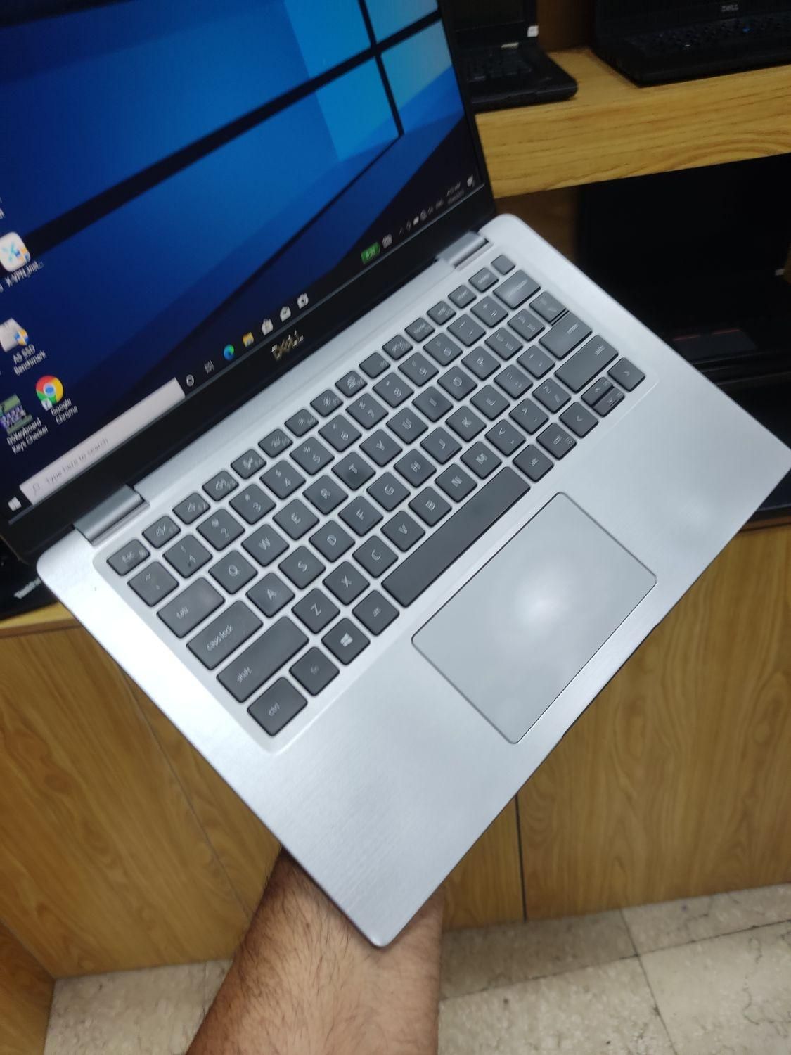 لمسیDell 7310 i7نسل۱۰ رم۱۶/هارد512ssd/سیلور/باریک|رایانه همراه|تهران, دیلمان|دیوار