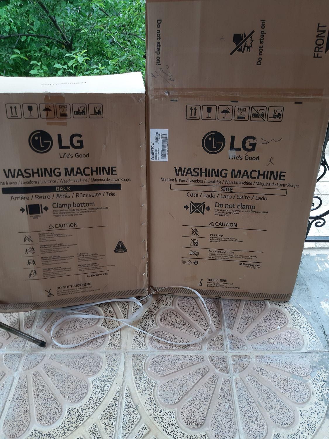کارتن خالی ماشین لباسشویی ال جی - LG|ماشین لباسشویی و خشک‌کن لباس|تهران, افسریه|دیوار