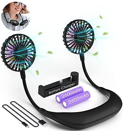 پنکه گردنی شارژی دارای LED|پنکه و تصفیه‌کنندهٔ هوا|تهران, الهیه|دیوار