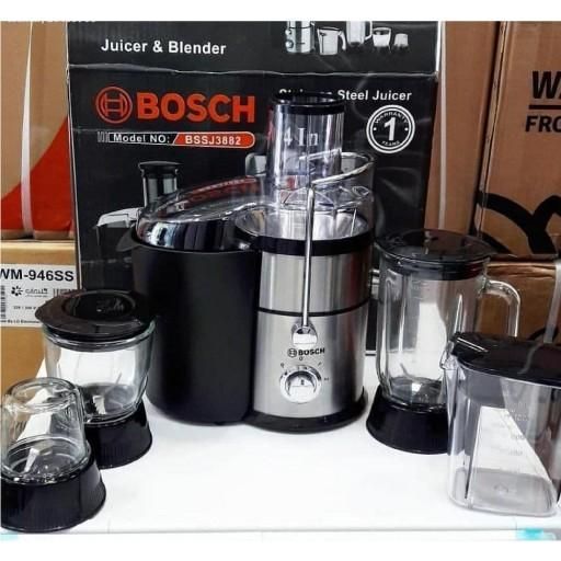 آبمیوه گیری 4کاره بوش مخلوط کن آسیاب خردکن bosch|آبمیوه‌گیر و آب‌مرکبات‌گیر|تهران, امین حضور|دیوار