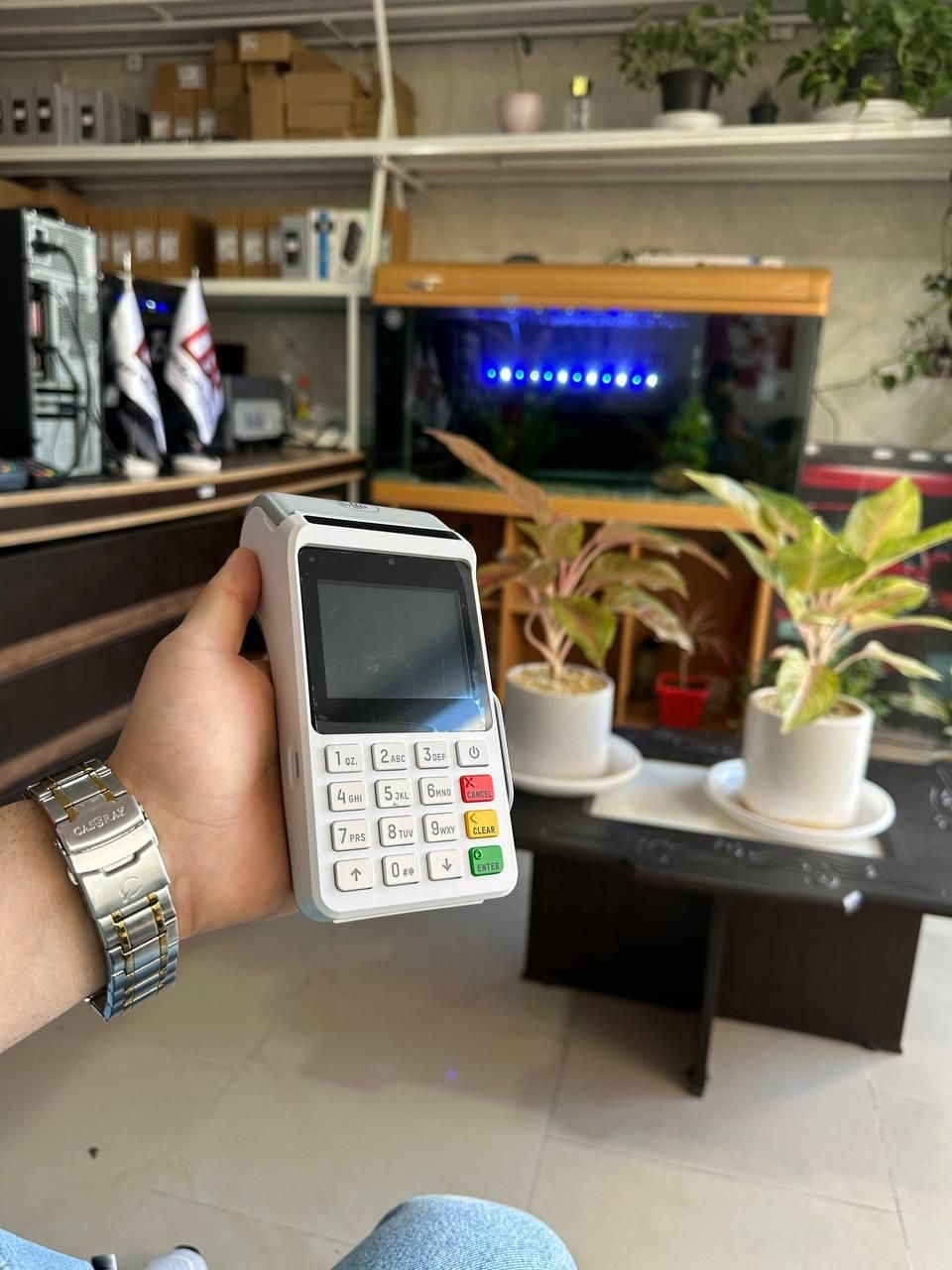 دستگاه کارتخوان سیارm3pوای فای لمسی کارت خوان4g|فروشگاه و مغازه|قزوین, |دیوار