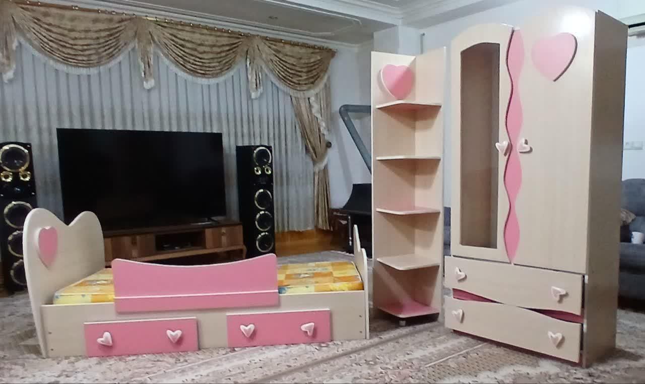 فروش سرویس خواب کودک|تخت و صندلی بچه|ساری, |دیوار