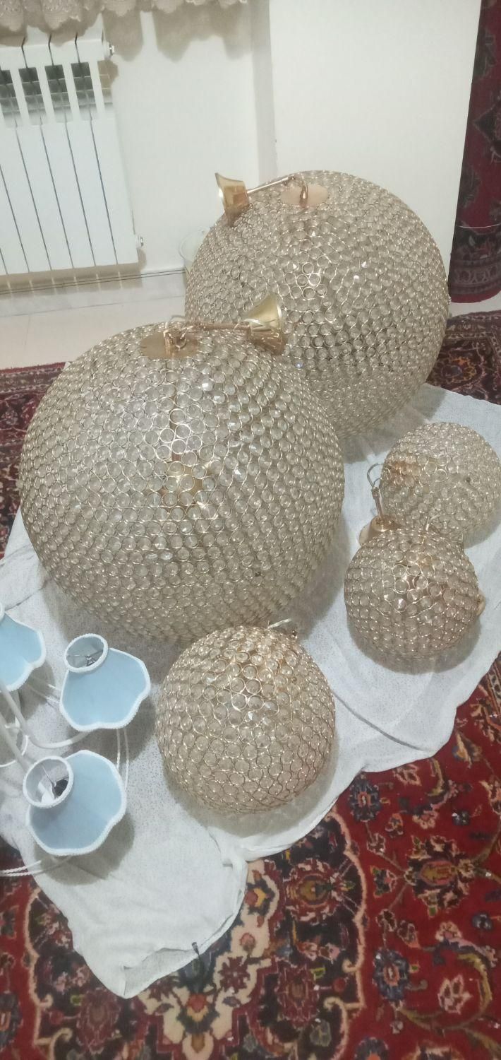 لوستر۸ و ۴ و ۳ شاخه|لوستر و چراغ آویز|تهران, جنت‌آباد شمالی|دیوار