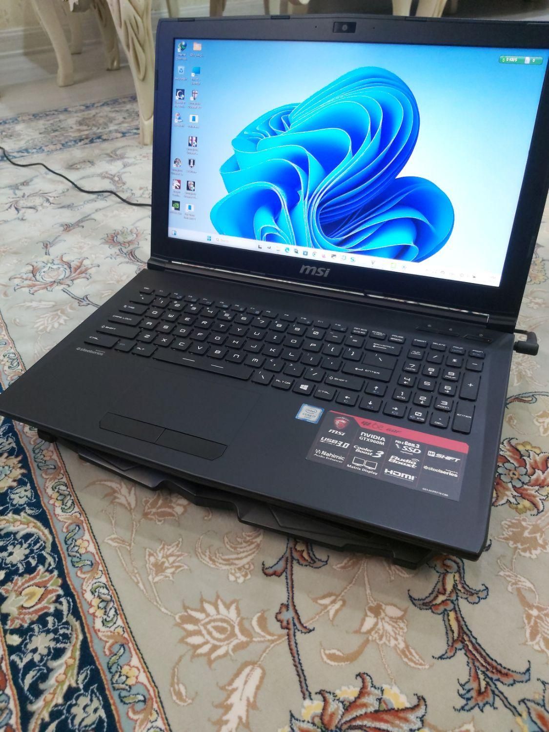 لپتاپ گیمینگ MSI GL62 6QF|رایانه همراه|تهران, تولید دارو|دیوار
