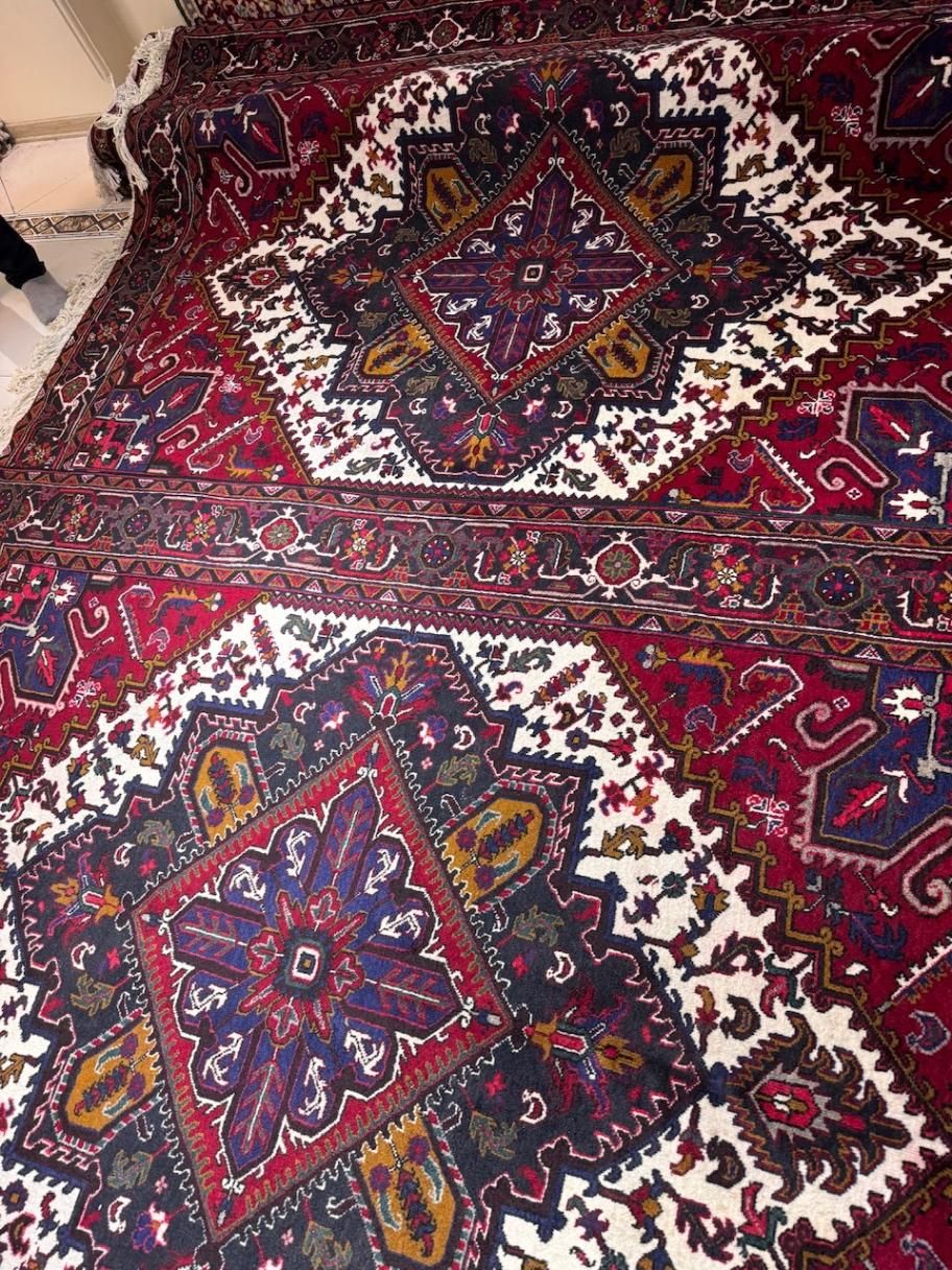 جفت ۶متری تبریز نقشه هریس کرم سرمه ای|فرش|تهران, جهاد|دیوار