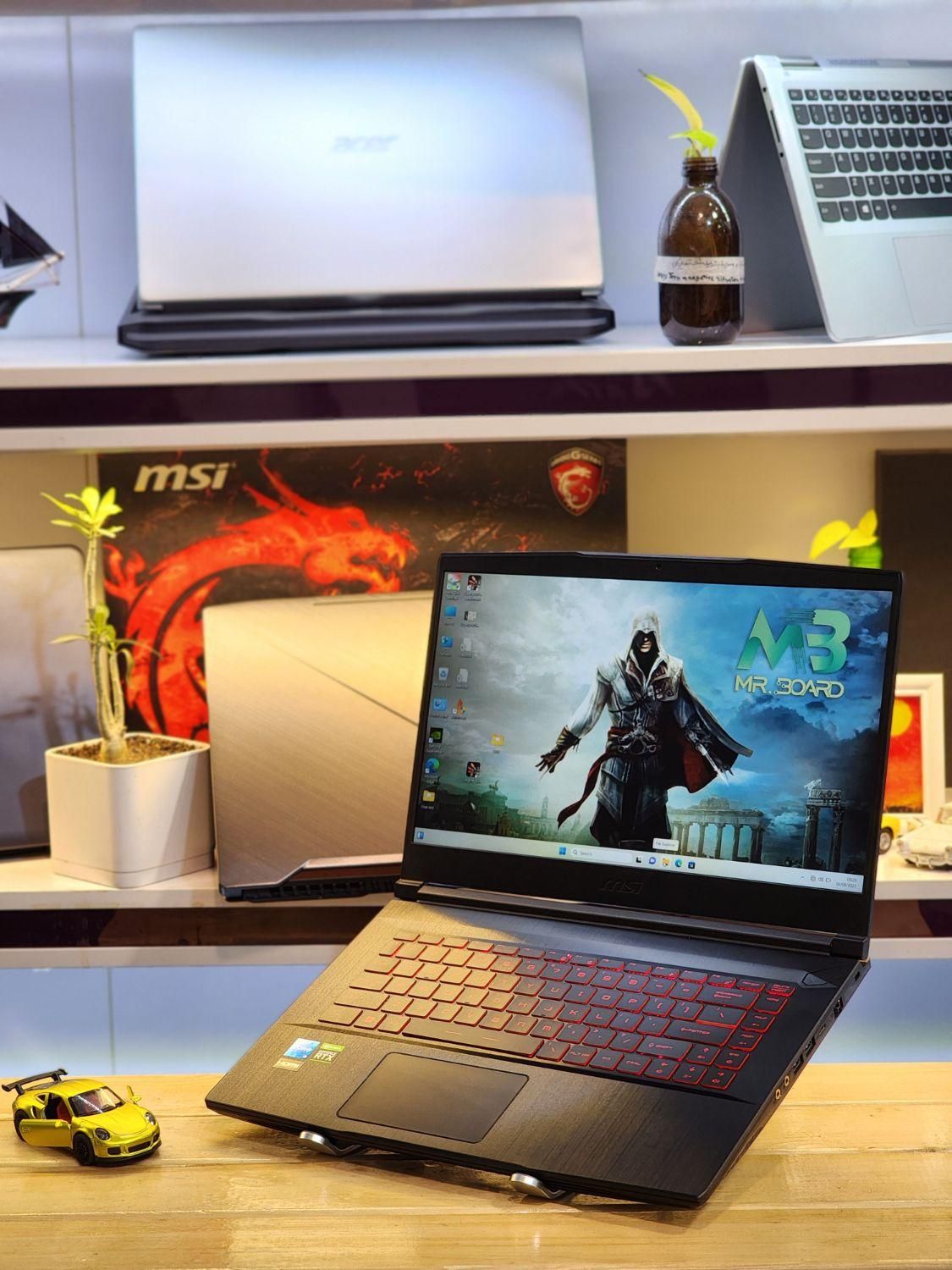 لپ تاپ گیمینگ مهندسی گرافیکی  msi gf63|رایانه همراه|شیراز, وصال|دیوار