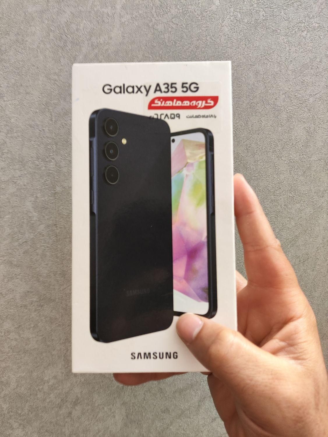 سامسونگ Galaxy A35 5G حافظهٔ ۲۵۶ مشکی|موبایل|تهران, شهید آوینی|دیوار