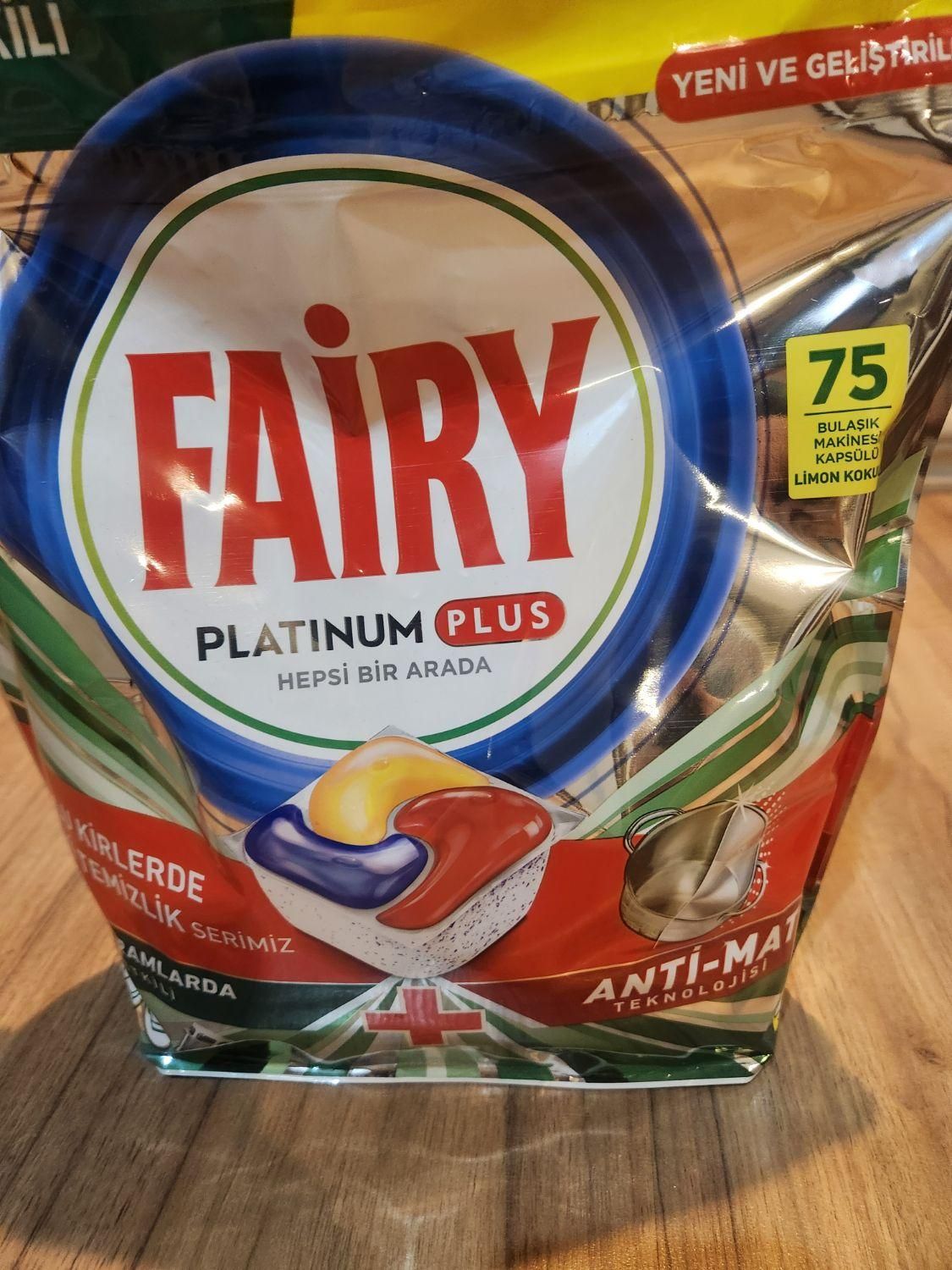 قرص ماشین ظرفشویی fairy platinum plus|مواد شوینده و دستمال کاغذی|تهران, شهرک کیانشهر|دیوار