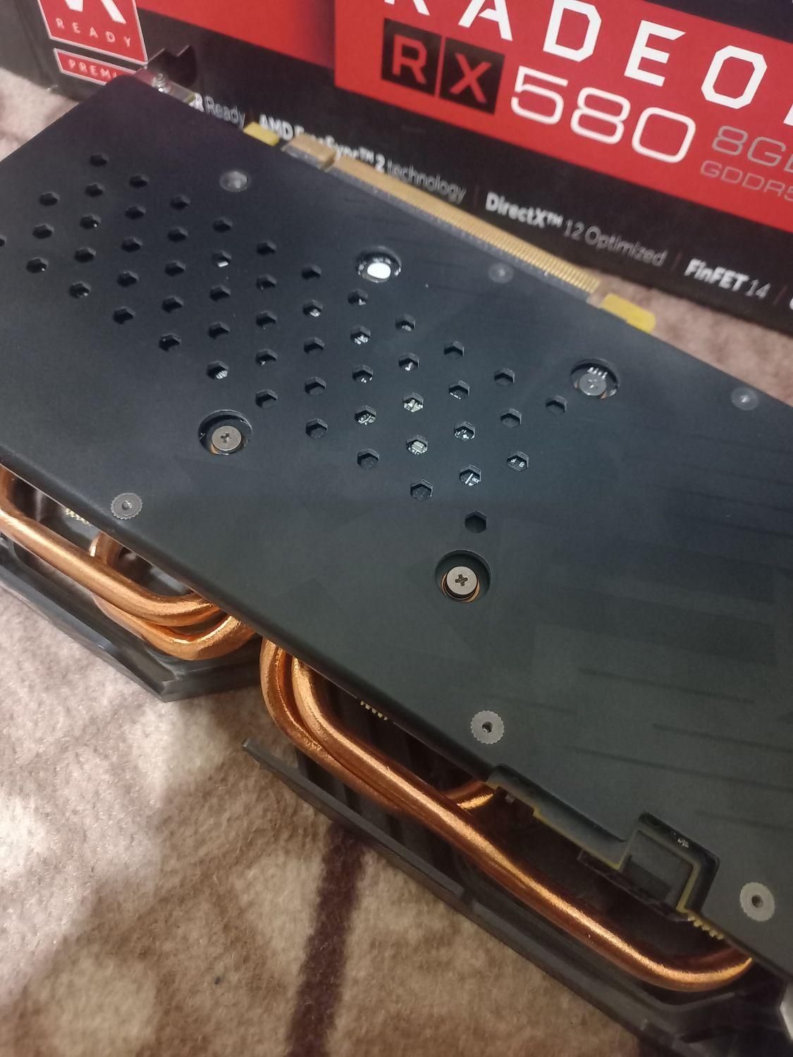 کارت گرافیک Radeon rx580 8g +ocدرحدنو ۳ماه کارکرده|قطعات و لوازم جانبی رایانه|تهران, شهران شمالی|دیوار