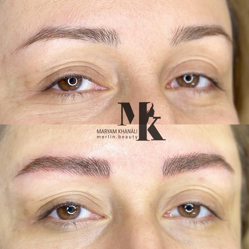 میکروبلیدینگ ابرو، شیدینگ، بن مژه و خط چشم|خدمات آرایشگری و زیبایی|تهران, مرزداران|دیوار