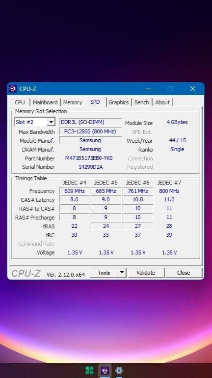 رم سامسونگ 4GB لپ‌تاپ DDR3L دوکاناله 1600MHz|قطعات و لوازم جانبی رایانه|تهران, بریانک|دیوار