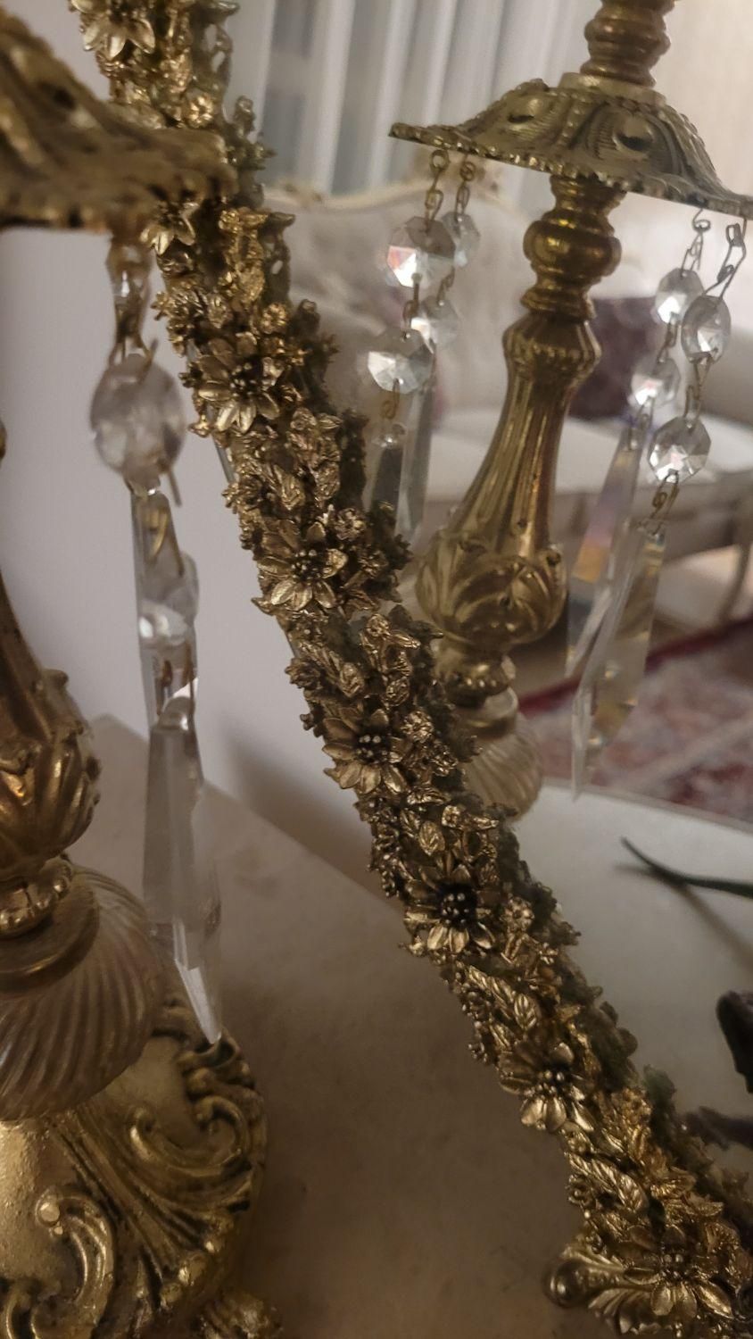 آینه شمعدان سلطنتی سنگ و برنز و خاص|صنایع دستی و سایر لوازم تزئینی|تهران, شریف|دیوار