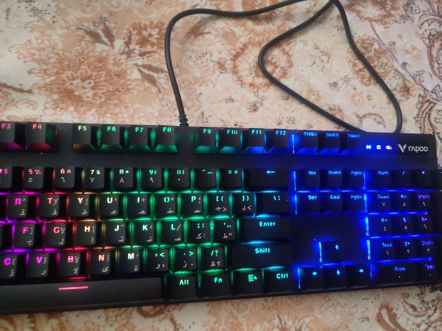 کیبورد گیمینگ رپو سویچ ابی rappo v500 pro|قطعات و لوازم جانبی رایانه|تهران, بریانک|دیوار