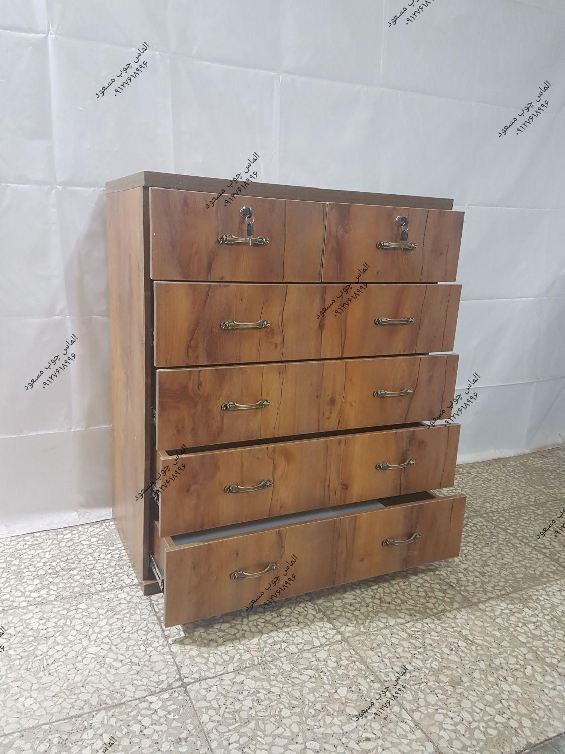 دراور ۶ کشو الماس چوب مدل هامون( کد DR 4290)|جاکفشی، کمد، دراور|تهران, اوقاف|دیوار