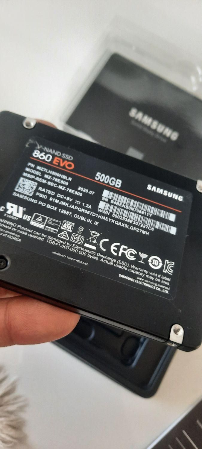 هارد ۵۰۰ گیگ ssd evo 860 سامسونگ|قطعات و لوازم جانبی رایانه|تهران, نواب|دیوار