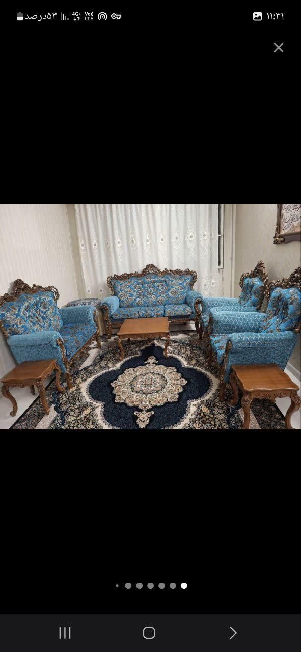 مبلمان ۷ نفره|مبلمان خانگی و میز عسلی|تهران, خانی‌آباد نو|دیوار