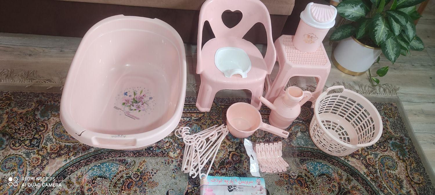 ست ۹ پارچه کودک نو|اسباب و اثاث بچه|لنگرود, |دیوار