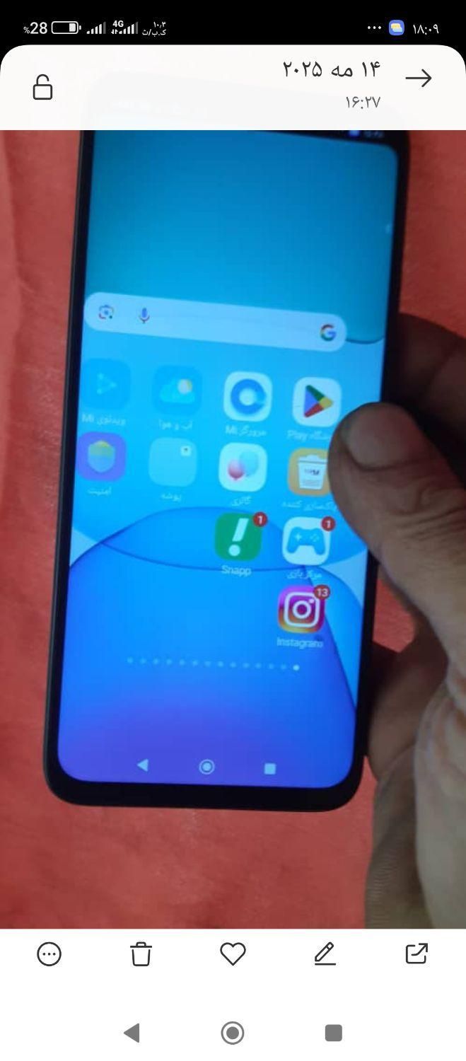 شیائومی Redmi Note 13 با حافظهٔ ۲۵۶ گیگابایت|موبایل|تهران, جنت‌آباد شمالی|دیوار