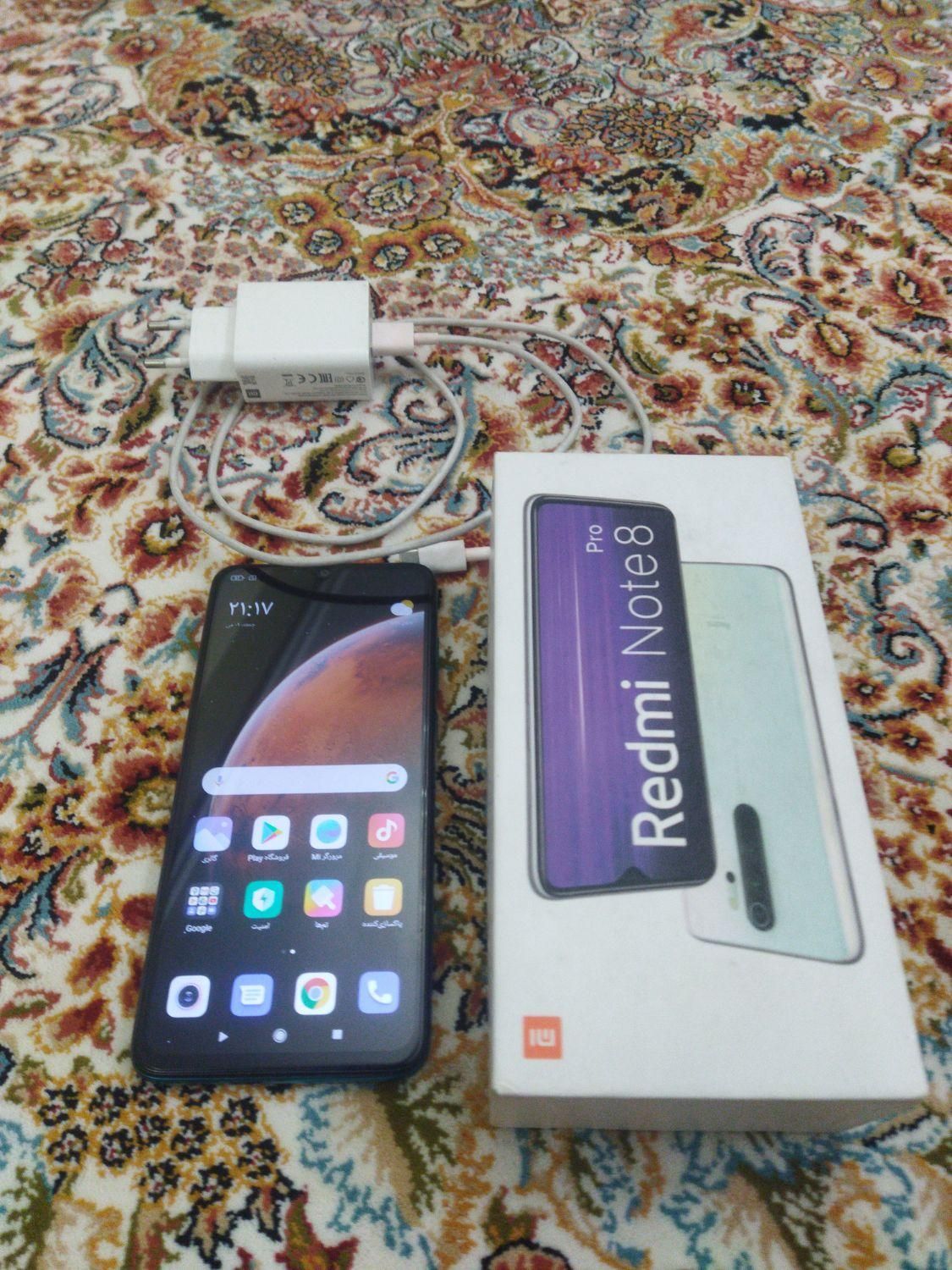 شیائومی Redmi Note 8 Pro با حافظهٔ ۱۲۸ گیگابایت|موبایل|تهران, افسریه|دیوار