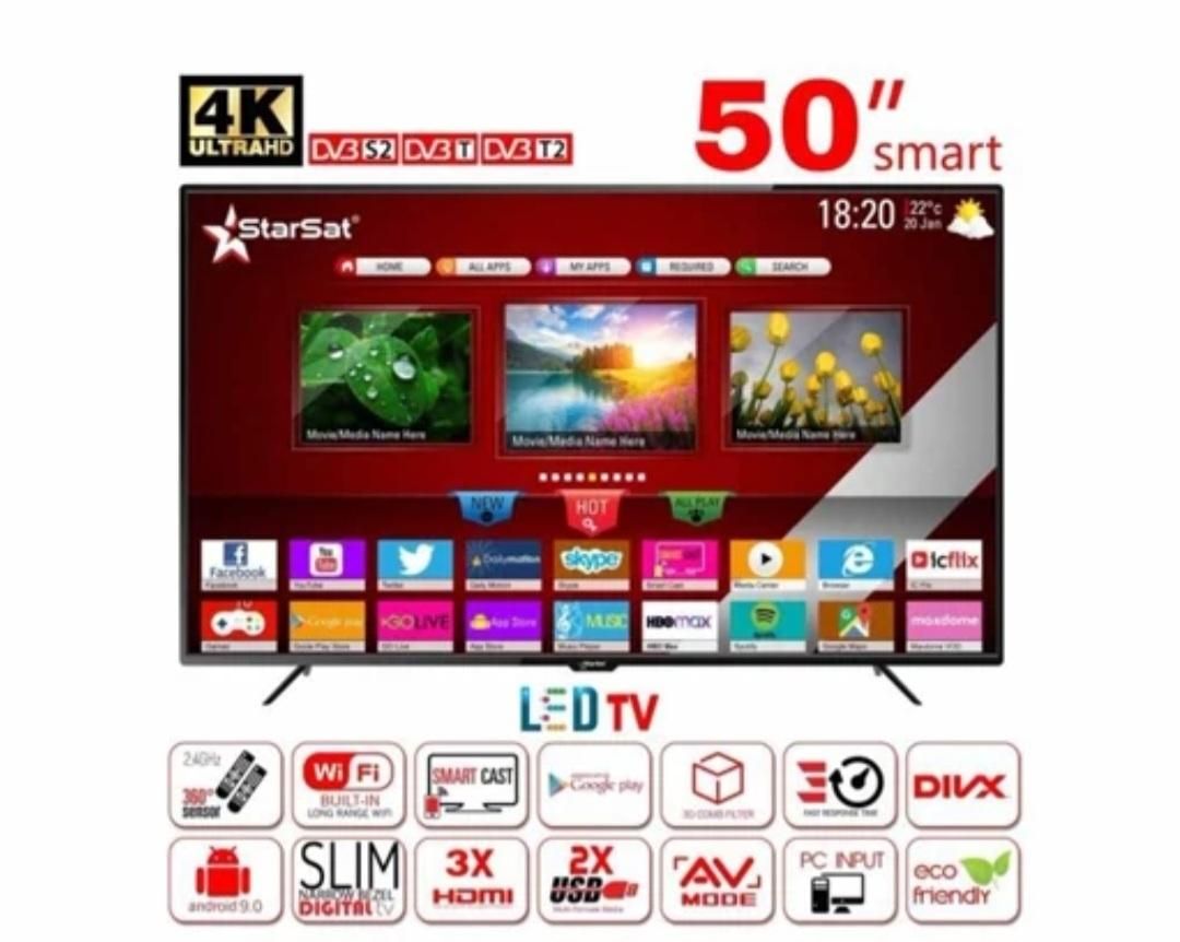 تلویزیون ۵۰ این مولتی استار 4k uhd|تلویزیون و پروژکتور|بندر کنگان, |دیوار