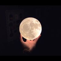 لوستر کره ماه مدرن 3d|چراغ خواب و آباژور|تهران, دروازه شمیران|دیوار