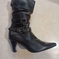 کفش پوست ماری براق و یک جفت بوت پاشنه دار مجلسی|کیف، کفش، کمربند|تهران, باغ فیض|دیوار