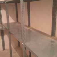 سازه های قفسه سابق طوسی انبار (gray store shelf)|کتابخانه، شلف، قفسه‌های دیواری|تهران, نواب|دیوار