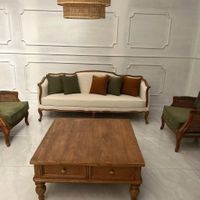 مبل استیل کلاسیک برند MONDEZA|مبلمان خانگی و میز عسلی|چهاردانگه, |دیوار