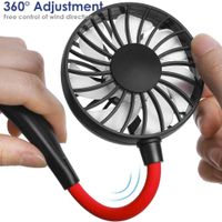 پنکه گردنی شارژی دارای LED|پنکه و تصفیه‌کنندهٔ هوا|تهران, الهیه|دیوار