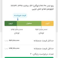 رنو تندر 90 (L90 لوگان) E2، مدل ۱۳۹۸|خودرو سواری و وانت|میناب, |دیوار