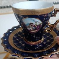 سرویس طلاکوب لمونژ سورمه ای اصل|ظروف سرو و پذیرایی|تهران, ستارخان|دیوار