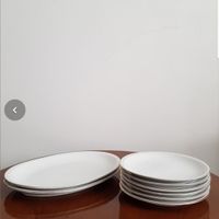 ۲ دیس و یک دست بشقاب  پلو خوری|حراج|تهران, الهیه|دیوار