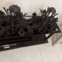 یک جفت لوستر  فرفورژه مشکی رنگ‌|لوستر و چراغ آویز|تهران, سیدخندان|دیوار