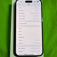ایفون اپل 14  پرومکس مشکی ۲۵۶ گیگ zaa انتن دار|موبایل|تهران, مرزداران|دیوار