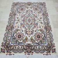 دوتا قالیچه جفت بافت کرک شادسر کاشان گل‌ابریشم|فرش|تهران, ونک|دیوار