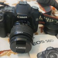 دوربین 50d canon با دو لنز 50 (1.8) و لنز 18-55|دوربین عکاسی و فیلم‌برداری|تهران, اوقاف|دیوار