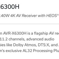 امپلی فایر denon 6300H AVR|سیستم صوتی خانگی|تهران, امانیه|دیوار