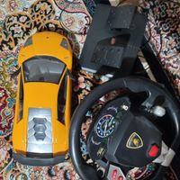 ماشین فول کنترلی لامبورگینی فرمانی پدال گاز وترمز|اسباب‌‌بازی|تهران, تهران‌سر|دیوار
