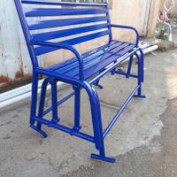 نیمکت و سطل زباله پارکی فولادی گالوانیزه چوبی TS80|صندلی و نیمکت|تهران, مرزداران|دیوار