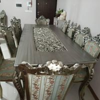 مبل ۹ نفره ودومیز ونهار خوری ۱۰ نفره وکنسول واینه|مبلمان خانگی و میز عسلی|تهران, امام حسین(ع)|دیوار