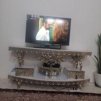 ایینه شمعدان و میزتلویزیون برنز|میز تلویزیون|گلبهار, |دیوار