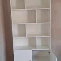 کتابخانه|کتابخانه، شلف، قفسه‌های دیواری|قم, امامزاده ابراهیم|دیوار
