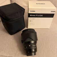 لنز سیگما 85mm f1.4 DG کانن|دوربین عکاسی و فیلم‌برداری|تهران, توحید|دیوار