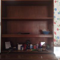 قفسه کتاب بالای دراور|کتابخانه، شلف، قفسه‌های دیواری|تهران, امام حسین(ع)|دیوار
