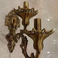 دیوارکوب برنز دوشعله|لوستر و چراغ آویز|تهران, جوادیه|دیوار