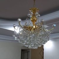 لوستر کریستال  توپی ۹ شاخه|لوستر و چراغ آویز|تهران, دردشت|دیوار