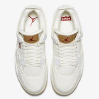 لیوایز ایر جردن ۴ سفید Levis Air Jordan 4 white|کیف، کفش، کمربند|تهران, بازار|دیوار