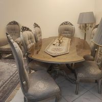 مبل استیل۷نفره جلو مبلی دوعددعسلی ناهارخوری۶نفره|مبلمان خانگی و میز عسلی|تهران, ایران|دیوار