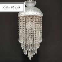 لوسترباکارات ۸ شاخه کریستالی|لوستر و چراغ آویز|تهران, بهارستان|دیوار